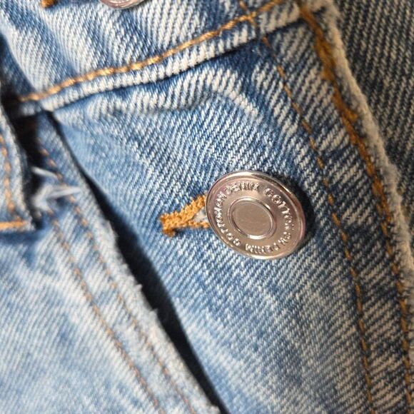 EUC LIKE NEW COTTON ON DENIM SHORTALL / SHORT OVERALL SIZE US 2 / XXS - Picture 5 of 16